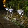 Amazon Transfronterizo Luz Solar Diamante para Exterior 1led Luz de Césped Impermeable Luz de Jardín Luz de Césped Luz de Paisaje Luz de Calle