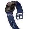 Adecuado para Apple Series 10/11 Ultra3 Correa de Silicona con Costuras Onduladas Correa Deportiva para iWatch