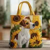 2026 Nova Série de Filhotes Transfronteiriça Estampa Digital Bolsa Tote Acolchoada de Ombro Fashion