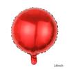 Em estoque 18 polegadas estrela de cinco pontas balão de alumínio amor balão quadrado redondo festa casamento aniversário balão