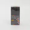 Pluma de gancho de jeringa de 100 colores 0.4 mm impermeable secado rápido pluma para marcar estudiantes pintura pluma para cuenta de mano al por mayor transfronteriza