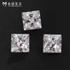 Yongjia Piedra Preciosa 5A Ángulo Recto Cuadrado Zircón Blanco Cuentas Sueltas Accesorios para Uñas DIY Al Por Mayor Brillante