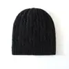 Gorros de cachemira de invierno para hombres y mujeres, gorros de punto trenzado engrosados, gorros para la cabeza para mediana edad y personas mayores, gorros holgados, gorros para proteger los oídos, gorros para clima frío