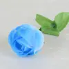 Suministro Transfronterizo de Flores Artificiales Rojas, Capullo de Rosa Individual, Flor Falsa, Acompañamiento de Regalo, Flor de Plástico Rosa