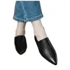 Zapatos de Trabajo Negros de Suela Blanda, Zapatos de Cuero Negros Formales para Mujer, Zapatos de Trabajo Profesionales de Primavera para Mujer, Zapatos de Corte Profundo para Mujer