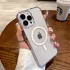 Nueva Funda Protectora Rígida Magnética de Metal con Llavero para iphone13promax, Funda de Teléfono Simple de Color Sólido de PC