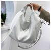 Cross-border Casual Soft Top Grande Capacidade Bolsa Feminina 2024 Novo Estilo Popular All-match Bolsa Crossbody Bolsa de Mão para Viajante