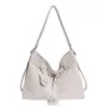 Bolsa de Bolinhas Feminina 2026 Nova Tendência Casual Moda Bolsa de Ombro Multifuncional Roupas de Trabalho Bolsa Tote de Grande Capacidade