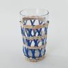 Frasco de Vidrio con Popote Personalizado Transfronterizo Estilo Ins Tejido Vintage Creativo Taza para Bebidas Florero Botella de Aceite Tapa Antideslizante
