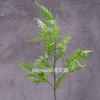 Plantas Verdes Simuladas, Capim dos Pampas Acessível, Versão Casamento, Folhas de Plástico, Estilo Floresta Verde, Arranjo Floral Guia de Corredor de Casamento por Atacado
