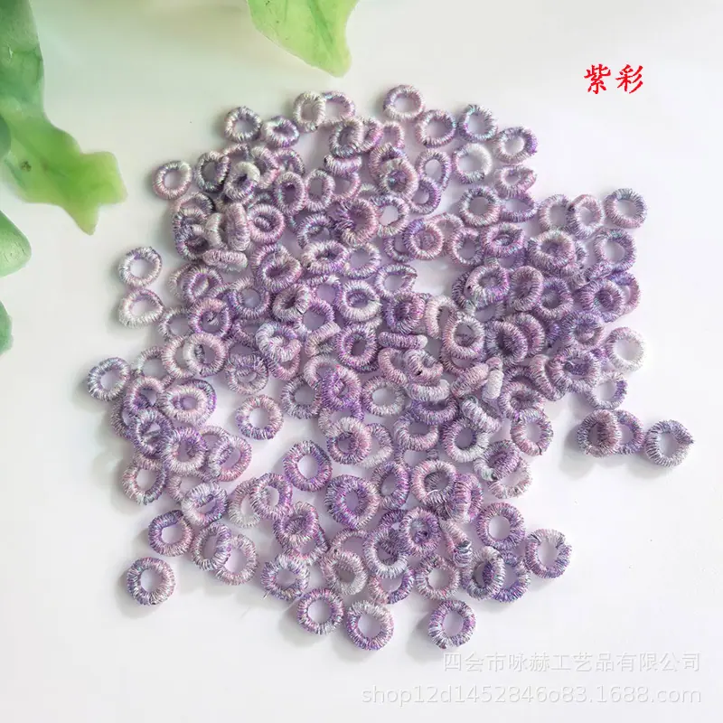 紫彩金银线圈