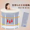 Cubo de baño plegable de Amazon para adultos y niños, bañera inflable gruesa para el hogar, fábrica de cubos de baño.
