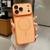 Adequado para iPhone 18 Pro Max, capa de celular magnética com sensação de pele fosca, capa protetora anti-queda de cobertura total Apple 16 15