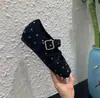 Sapatos Mary Jane planos femininos estilo retrô francês, modelo novo de outono da moda com tiras cruzadas elegantes e solas macias