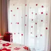 Cortina de Boda Decoración Guirnalda Adornos Colgantes para Casa Nueva Habitación de Boda Arreglo para Dormitorio de Novio y Novia Sala de Estar con Carácter Doble Felicidad Cortina de Puerta