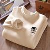 Camisetas de Manga Larga para Niños y Niñas, Nuevas Camisetas de Cuello Alto Corto de Primavera y Otoño para Niños, Elegantes Camisetas Básicas de Terciopelo Alemán para Principios de Otoño para Niños Pequeños