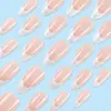 24 Cajas Uñas Postizas Largas Europeas y Americanas Transfronterizas Uñas Postizas Calientes Comercio Exterior Uñas Postizas Almendra