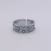 Anillos Apilables de Flores Retro Moda Tendencia Joyería Personalizada Venta Directa de Fábrica Venta Caliente Transfronteriza