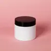 En Stock de Fábrica Botella de Boca Ancha de 68 Dientes, Botella de Plástico PET Transparente, Frasco Sellado a Prueba de Humedad de 500g, Botella Dispensadora de Crema con Película de Barro