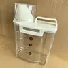 Recipiente para Armazenamento de Grãos, Pote Selado à Prova de Insetos e Umidade para Farinha, Pote Selado de Grande Capacidade para Ração de Gato e Cachorro