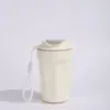 Xícara de café de alto valor para carro ao ar livre portátil com corda de elevação caneca térmica de grande capacidade 316 de grau alimentício caneca de acompanhamento copo de água