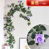 Amante de Simulação Rosa Flor Rosa Cipó Flor Artificial Cipó Cipós Flores de Seda Flores de Plástico Botões de Flor Decoração de Tubo para Casa