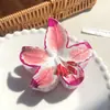 Nuevo Clip de Flor de Plumeria Colorido para Mujer, Súper Clip de Flor de Hada, Elegante Pinza de Tiburón, Accesorios para el Cabello para la Parte Trasera de la Cabeza