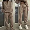 Exportación Transfronteriza Primavera y Otoño Traje de Dos Piezas con Cremallera y Solapa para Mujer Conjunto de Dos Piezas con Cremallera para Mujer