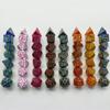 Un juego de 7 dados con elementos del Festival de los Fantasmas de Halloween, patrones festivos personalizados, traje multifacético, Juego de Mesa Dungeons & Dragons