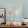 Bolsa Transparente Esmerilada con Sellado por Ocho Lados, Bolsa de Plástico para Empaque de Alimentos Sellada, Fruta Deshidratada, Nueces, Snacks, Arroz, Bolsa Ziplock Autoestable