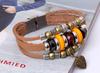 Pulsera Nacional de Piel de Vaca joyería no convencional fábrica mayorista venta directa joyería pulsera de cuero
