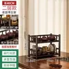 Prateleira Antiga de Mesa Suporte para Xícaras de Chá Prateleira de Armazenamento para Sala de Chá Mesa de Chá Estilo Chinês Novo Suporte de Exibição de Folhas de Chá Pequeno Armazenamento