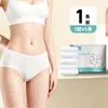 Frete grátis calcinhas femininas descartáveis de algodão esterilizadas para uso diário, suprimentos para hotel de viagem, embaladas individualmente para o verão, não precisam lavar