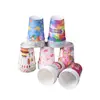 Copo de papel descartável Kangle para festa de aniversário cor 9 oz 250ml copo de papel de aniversário pode ser impresso logo