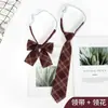 Traje de Pareja JK Corbata para Hombre Estilo Preppy Perezoso Libre Estilo Japonés Camisa Uniforme Corbata Lazo de Uniforme Escolar para Niña