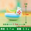 Accesorios de joyería de resina de dibujos animados Gato marino velero ancla agujero lindo zapatos pegatinas para refrigerador pegatinas 3D para vaso de agua decoración