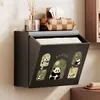 Caja de Papel Higiénico para Baño Estante de Almacenamiento de Papel Higiénico y Toallas Montado en la Pared Caja de Almacenamiento para Papel Higiénico de Baño