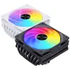 Disipador de CPU de Flujo Descendente con 8 Tubos de Calor, MC75-8, Aletas Engrosadas y Densificadas, Disipador de Gabinete Hielo Humano con Luz Divina ARGB