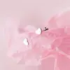 Pendientes de Tachuela con Forma de Corazón Plata de Ley 925 Moda Simple de Rosca Perla Pulida Tachuelas para el Cuidado del Oído Estilo Ins Joyería de Oreja de Plata Linda