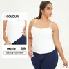 Ventas directas de fábrica de camisetas Yunrou, ropa de yoga hecha a medida, top deportivo de doble capa de alta elasticidad ajustado