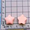 Estrela de cinco pontas brilhante, estrela gorda rabiscada, grampo de cabelo, presilha de cabelo, elástico de cabelo, capa de celular, acessórios de cola de creme e resina DIY