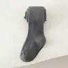 Medias de Primavera y Otoño sin Pies para Niñas Talla Grande PP Pantalones Base Versátiles Color Sólido Lisos Bodies para Bebé Calcetines