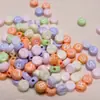 100 Cuentas Letra Macarrón Material para Enhebrar Material Dulce Pop Accesorios para Pulsera Collar DIY