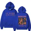 Sudadera de Lana de Moda para la Gira del Álbum 2025 de la Cantante Shakira, Suéter Casual de Manga Larga de Alta Calidad