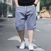 Pantalones vaqueros finos de verano para hombre, holgados, rectos, de talla grande, deportivos, de moda, elásticos, largos, para hombres gordos.