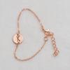 Nuevas Pulseras Redondas Caladas de 26 Letras de Amazon, Pulseras de Nombre, Moda Trendy Europea y Americana Joyería para Mujer al por Mayor
