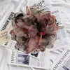 Estilo Escandinavo Pin de Rosa Flor de Gasa Flor Artificial Flor Falsa Pasador de Pelo Hecho a Mano DIY Pasador Accesorios para el Cabello Lolita Tocado