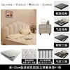 Estilo Crema Concha Cuero Genuino Luz de Cama Lujo Moderno Minimalista Cama Doble de 1.8m Dormitorio Principal Gama Alta Grande Suave Tapizado Cama de Boda