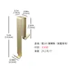 Gancho de Metal para Puerta de Baño con Vidrio, Gancho para Ropa de Baño, Gancho Doble Cara para Toalla de Puerta, Acero Inoxidable