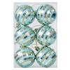 Amazon Transfronteiriça Nova Bola de Natal 6cm Formato Especial Pintada Plástico Galvanizado Conjunto de Bolas Caixa de PVC Decoração